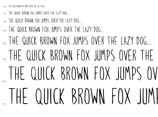Mr. Mogollon font waterfall